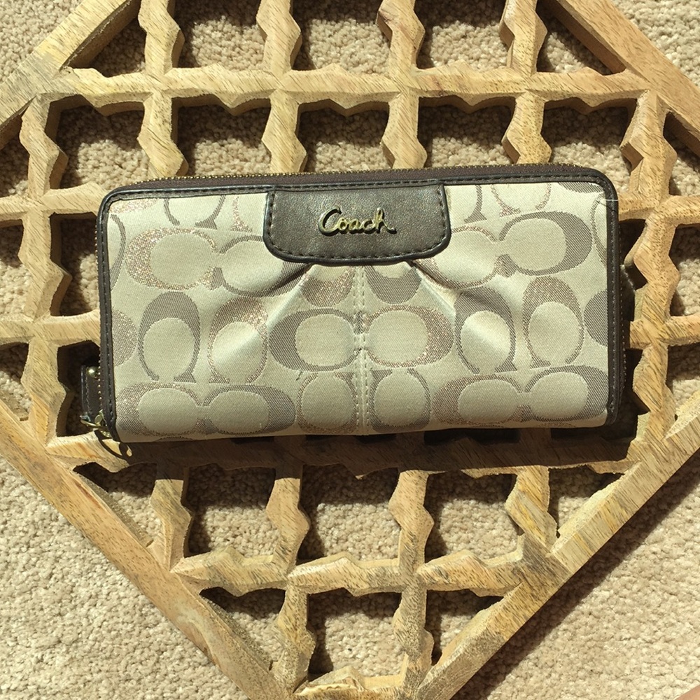 Coach Accordion Zip Wallet